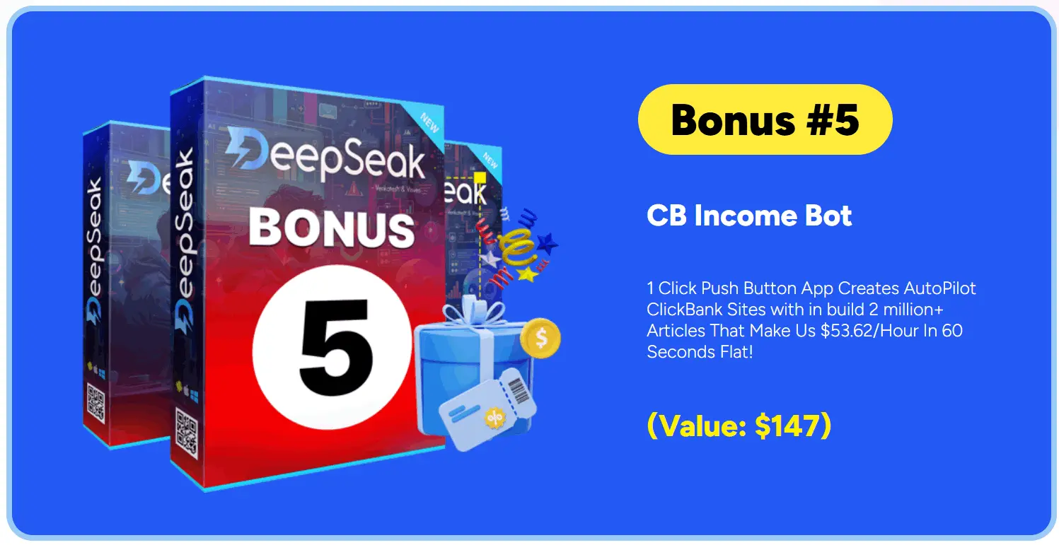 deepseak bonus 5